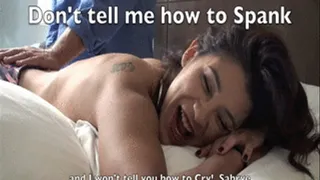 Dont tell me how to Spank, and I wont tell you how to CRY- Enchantress Sahrye- Topless Spandex Frat Paddling