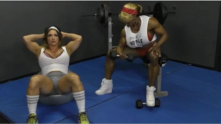 GYM BUDDIES: BRANDIMAE & YVETTE BOVA PART 1