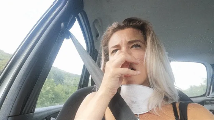 Sneezing in the car