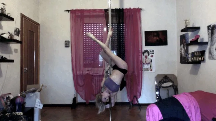 pole dance first lesson