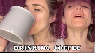 Drinking Coffee