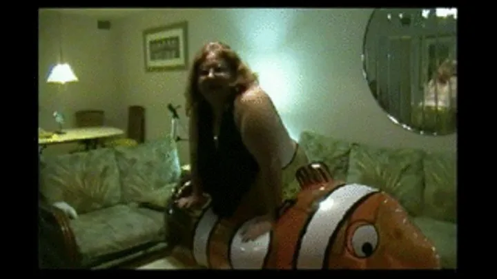 The Big Gal Takes a Ride On Nemo the Fish!