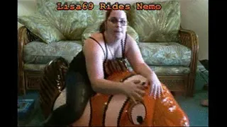 Lisa Rides Nemo full clip Dressed to topless