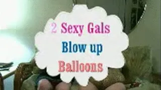 2 sexy Plus size gals Blow up Balloons and clown around for you! 3gp