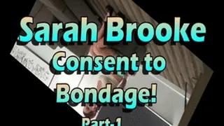 Sarah Brooke...Consent to Bondage! Part-1