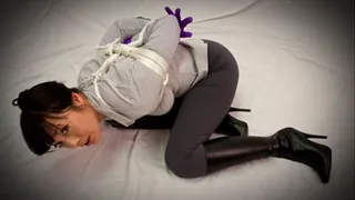 Nyssa Nevers Booted and Box Tied! Part-1