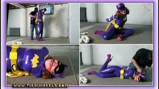 Batgirl Captured and Tormented in Catwomans' Lair!