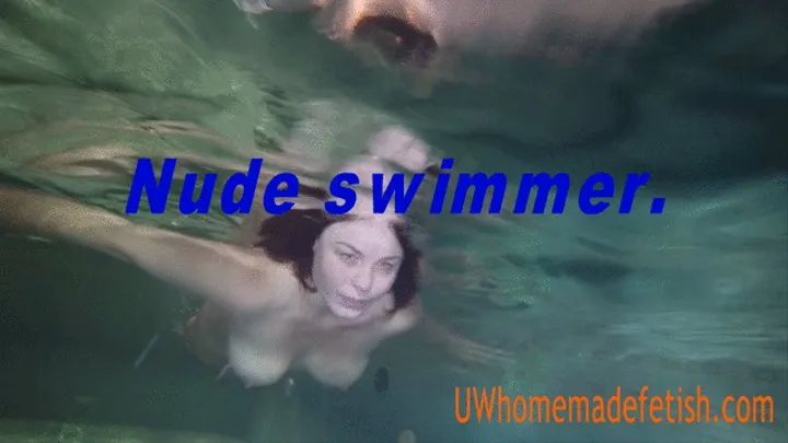 Nude swimmer