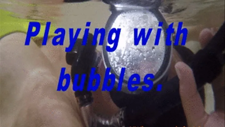 Playing with bubbles. (MPEG-2)