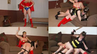 Wonderwoman Spanks Batgirl ( , Rm format)