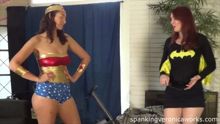 Batgirl Spanks Wonder Woman