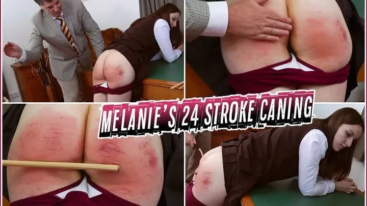 Melanie's 24 stroke caning