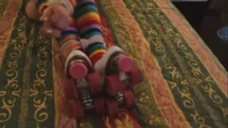 Roller Girl tied up and gag