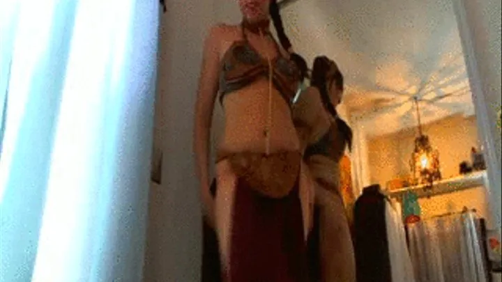 Slave Leia Cums!