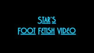 Star's foot fetish video