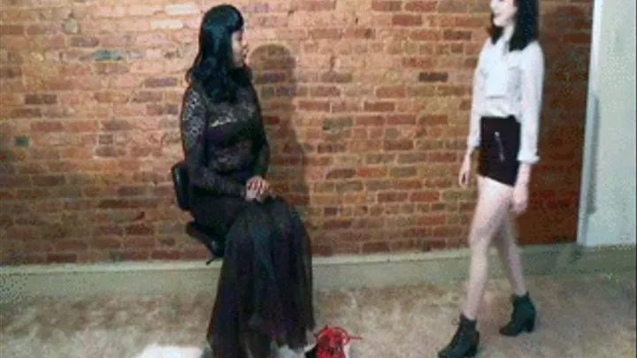 Dixon Mason Cleans Mistress Alegria's Heels