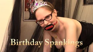 Birthday Spankings