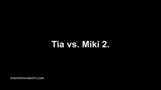 Tia vs Miki, Facesit Ride - 16'