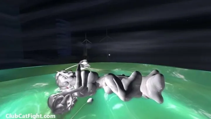 Alien VR Goo Gals Catfight