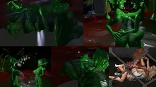 Goo Gals Alien VR Slimy Catfight