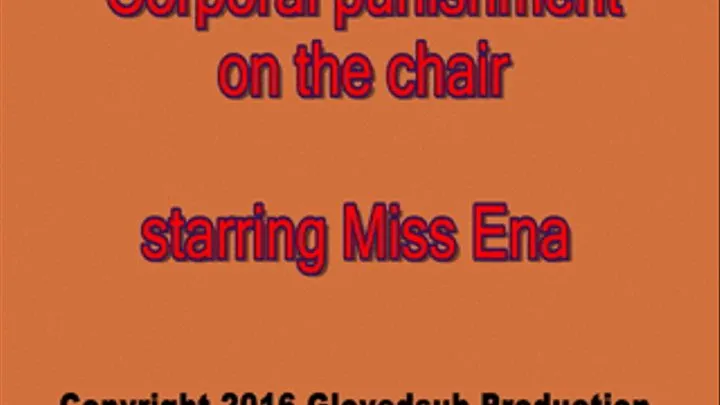 Corporal punishment on the chair