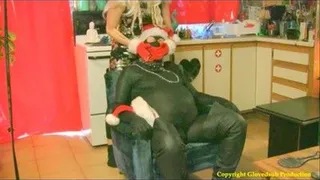 The Gimp Xmas beating starring Goddess Starla