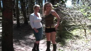 Krystelle and Honey Camping Wearing The Same Dirty Crusty Panties For 3 Days (Full Scene).