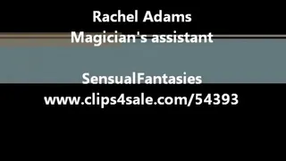 Magicial assistant Rachel Adams