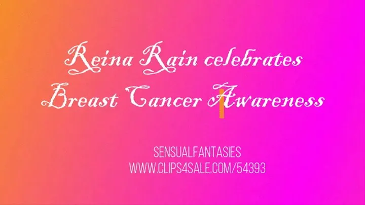 Reina Rains celebrates Breast Cancer Awareness month