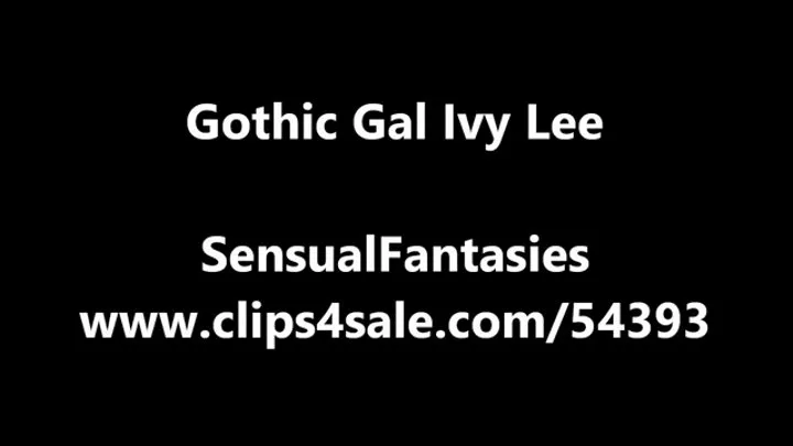 Gothic gal Ivy Lee