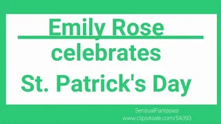 Emily Rose celebrates St Patrick's Day