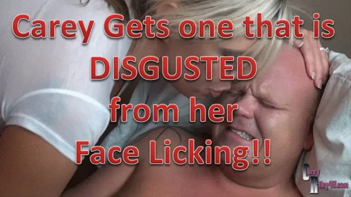 Face Licking- He Hates It