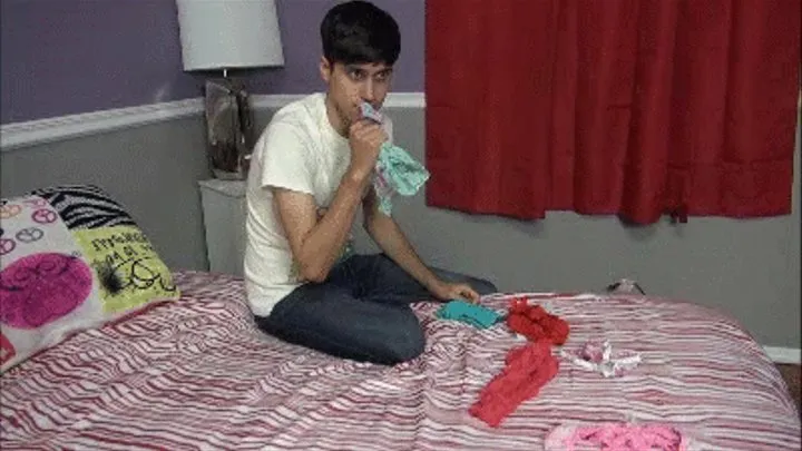My Step-Brother Sniffs My Dirty Panties