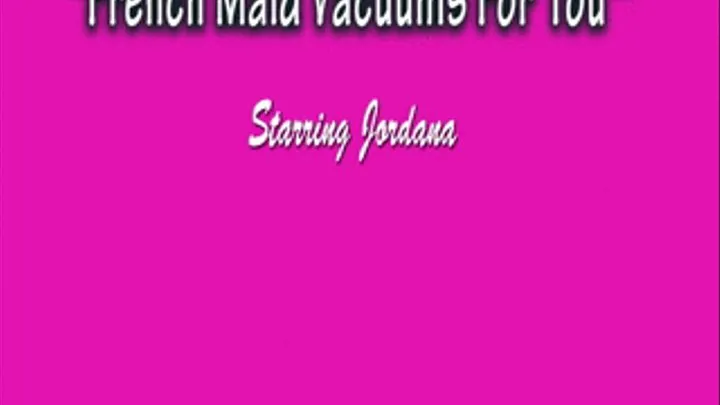 French Maid Vacuums For You