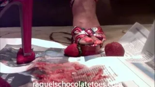 Raquels Chocolatetoes Smashing Strawberries in 6