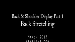 Back and Shoulder Stretching.