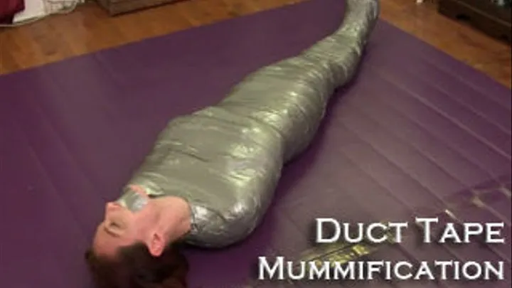 Duct Tape Mummification Escape Challenge.