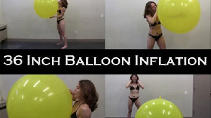 36in Balloon Inflation and Play (Non-Pop)