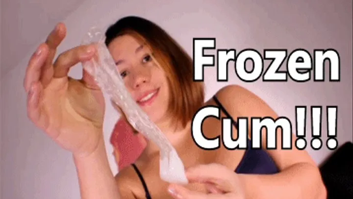 Frozen Cum Eating Instruction