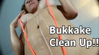 Bukkake Clean Up POV