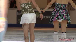 - Diaper Ice Skating