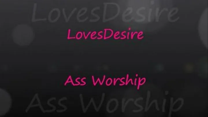 Ass Worship