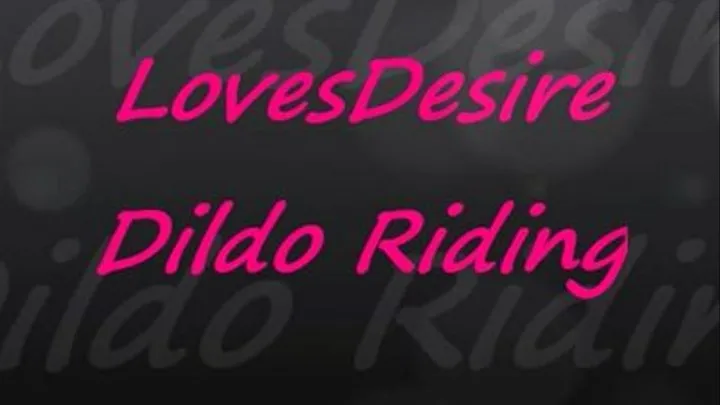 Dildo Riding