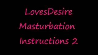 Masturbation Instruction 2