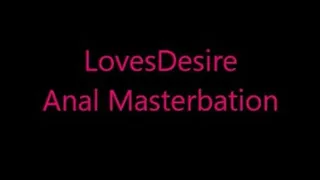 Anal Masturbation