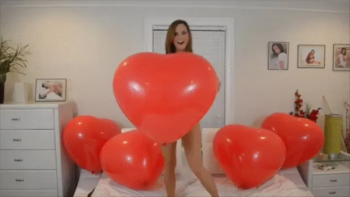 Big Red Heart Balloons Ashley Sinclair