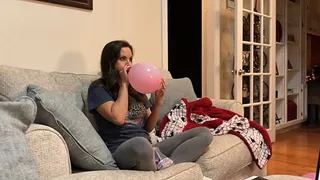 Real Balloon Blowing For Party