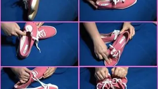 Footwear Display - Keds - dark pink