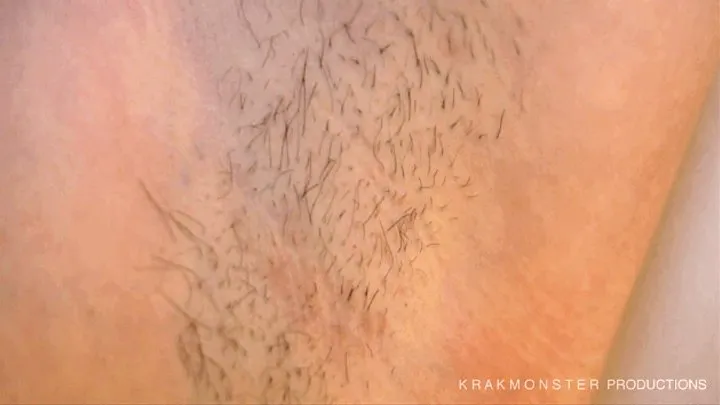 UNEVEN ARMPIT STUBBLE CLOSE-UPs + HAIR GAG : CROATIAN CLEANING LADY : 2nd tape
