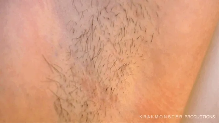 UNEVEN ARMPIT STUBBLE CLOSE-UPs + HAIR GAG: CROATIAN CLEANING LADY: 2nd tape